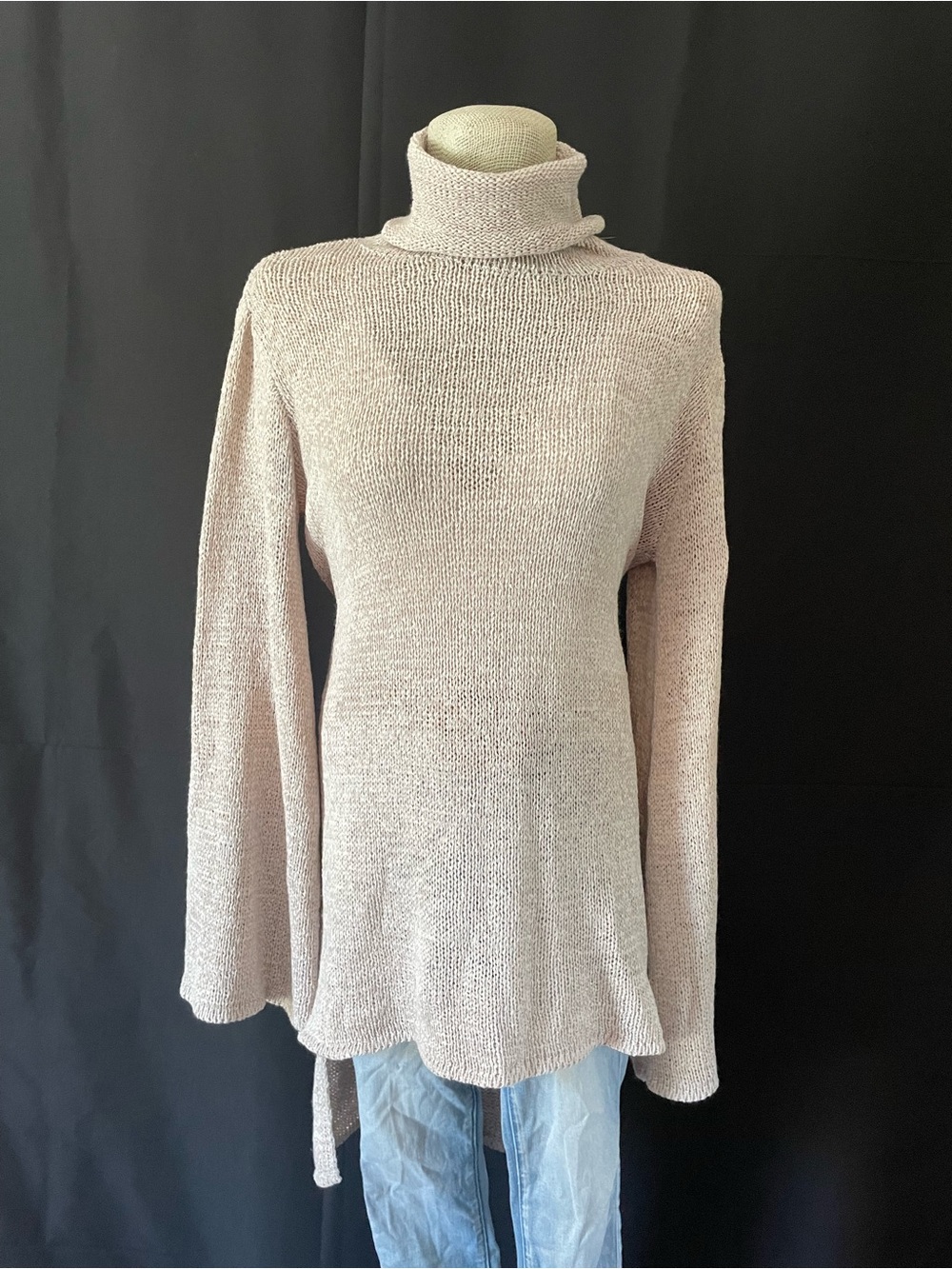 Sabo Skirt Turtleneck Knit Sweater